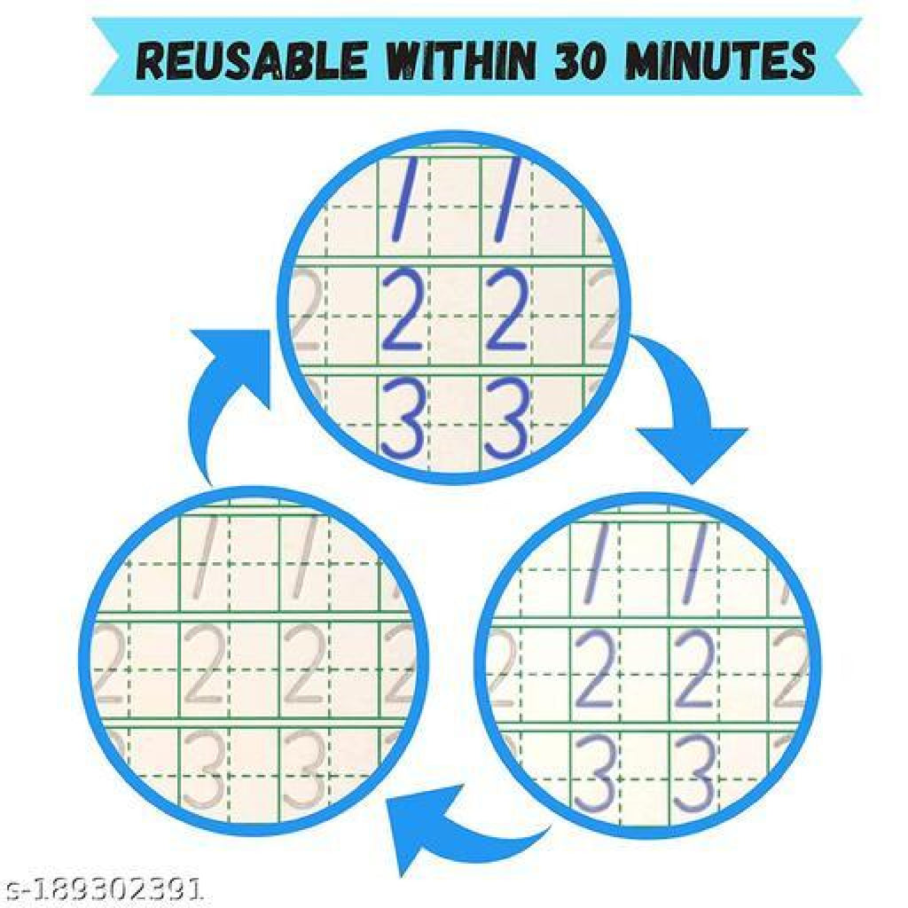 Complete Magic Practice Kit | 4 Books + 10 Refills | Kids Learning