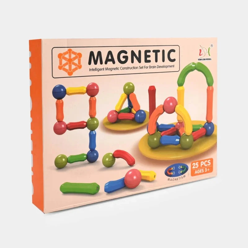 25-Piece Magnetic STEM Building Set: Rods & Balls