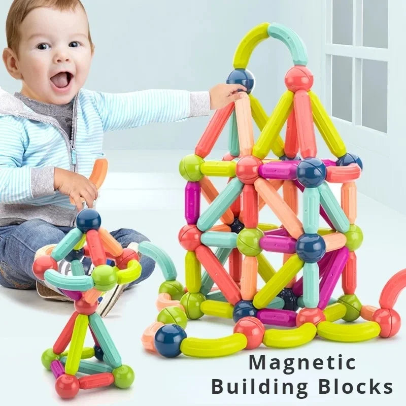 25-Piece Magnetic STEM Building Set: Rods & Balls