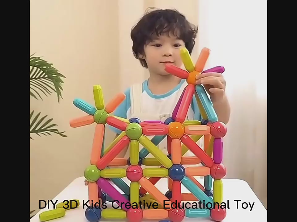 25-Piece Magnetic STEM Building Set: Rods & Balls