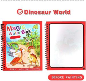 Magic Water Colouring Book - No Mess, Just Fun!  (2 Books)