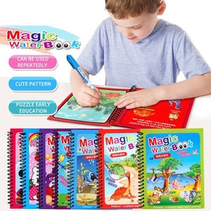 Magic Water Colouring Book - No Mess, Just Fun!  (2 Books)
